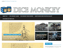 Tablet Screenshot of dicemonkey.net